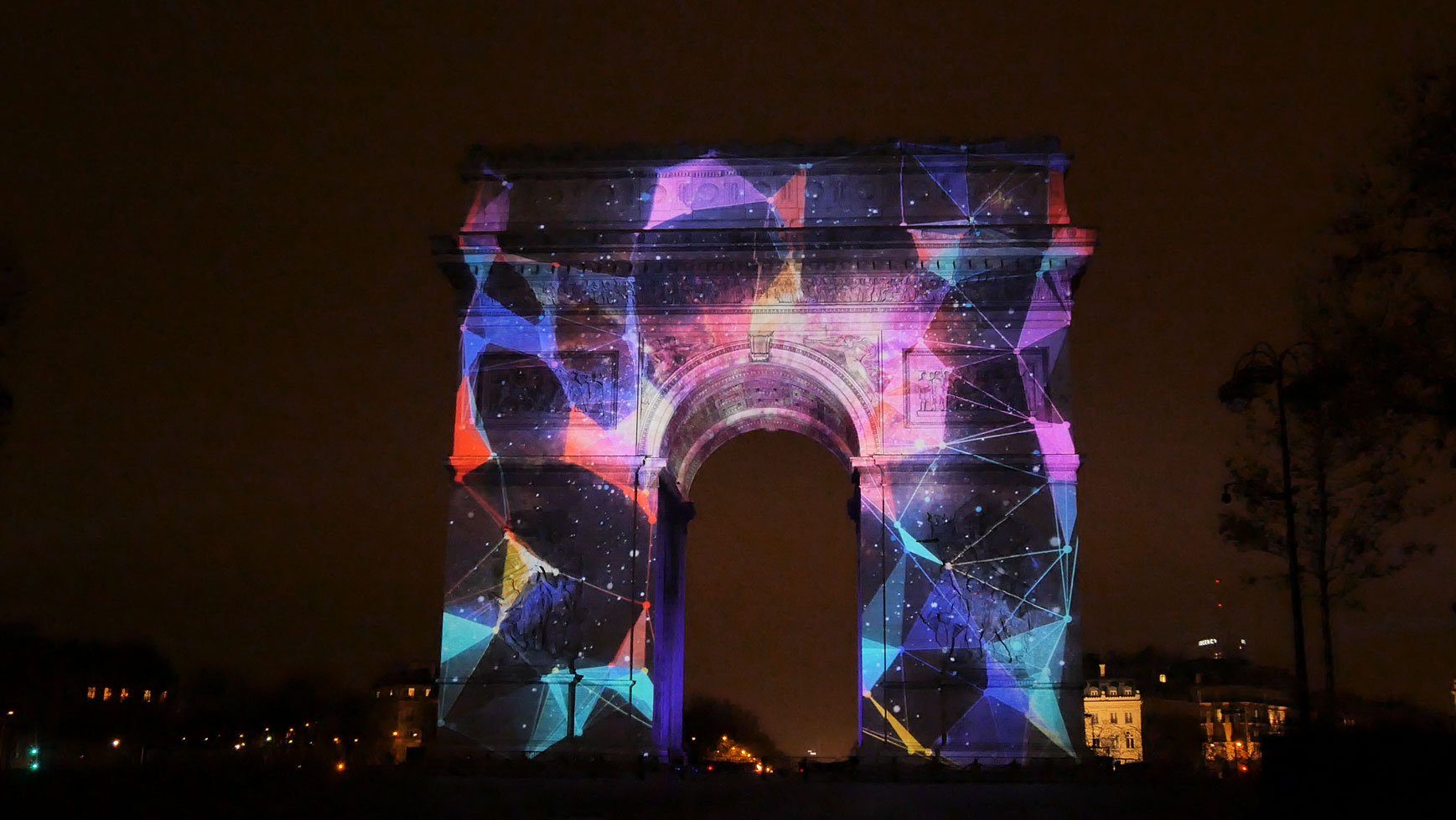 Paris New Year's Eve celebration - Modulo Pi