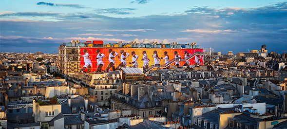 LED centre pompidou